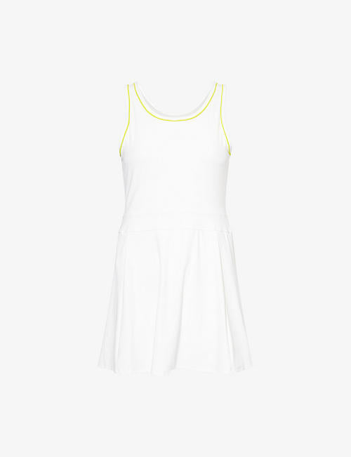 Martina Rigor Scoop-Neck Stretch-Woven Mini Dress