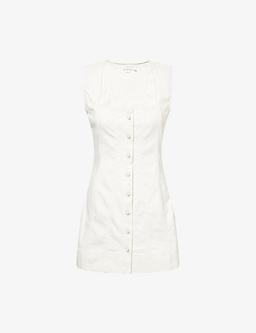 Power Stretch Denim Mini Dress