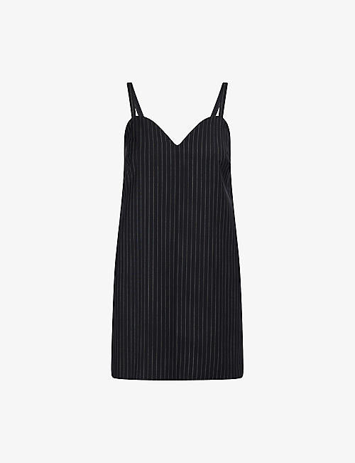 Elam Striped Wool Mini Dress